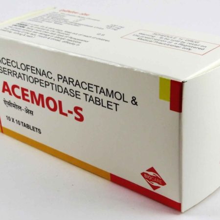Acemol-S Tablets Package 3D