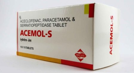 Acemol-S Tablets Package Front