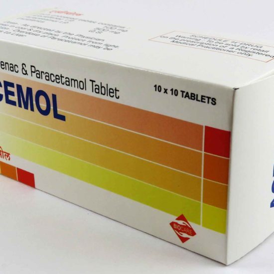 Acemol Tablets Package 3D