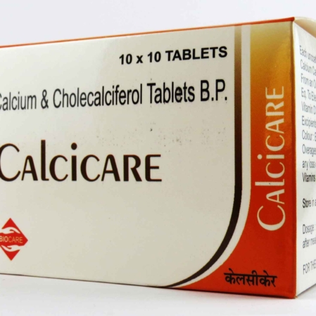 Calcicare Tablets Package Slant
