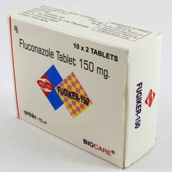 Fungiker-150 Tablets Package 3D