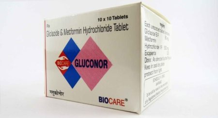 Gluconor Tablets Package Slant