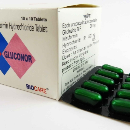Gluconor Tablets Product and Package