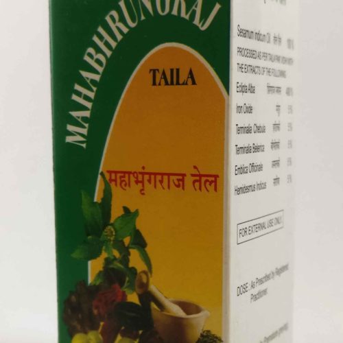 Mahabhrungraj Taila 100 ml Package Slant
