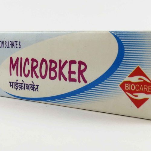 Microbker Ointment 10gm Package Front